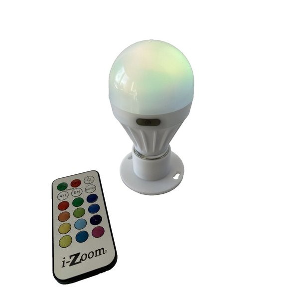 Colour Changing Light Bulb With Remote IZoom LED Light Hang And Grab - Picture 6 of 16